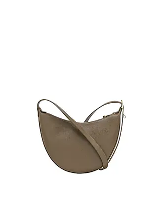 LONGCHAMP | Le Foulonné Umhängetasche Small, Black | olive